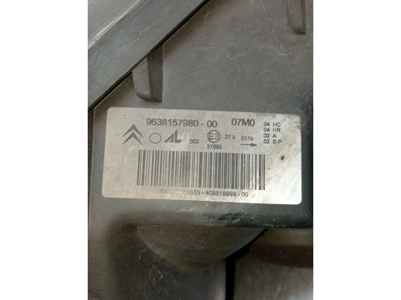 Recambio de faro derecho para citroën xsara (n1) 1.6 16v referencia OEM IAM 963815798000  