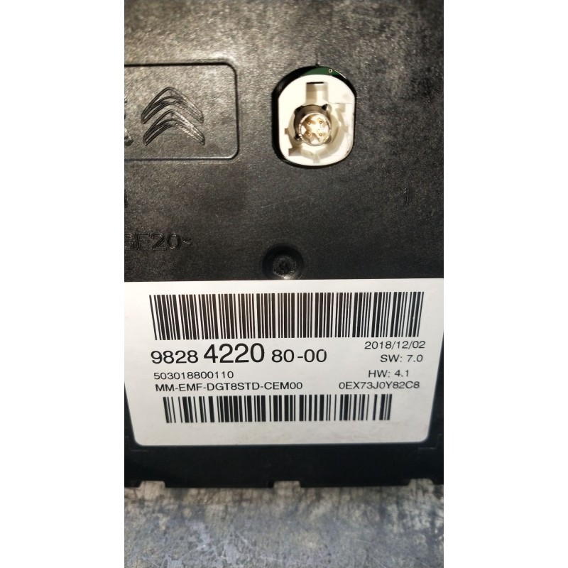 Recambio de pantalla multifuncion para citroën c5 aircross (ac_, aj_, ar_, a4_) 2.0 bluehdi 180 (ajehzr) referencia OEM IAM 9828