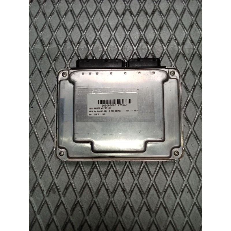 Recambio de centralita motor uce para audi a4 avant (8e) 1.9 tdi (96kw) referencia OEM IAM 0281011138 038906019JT 