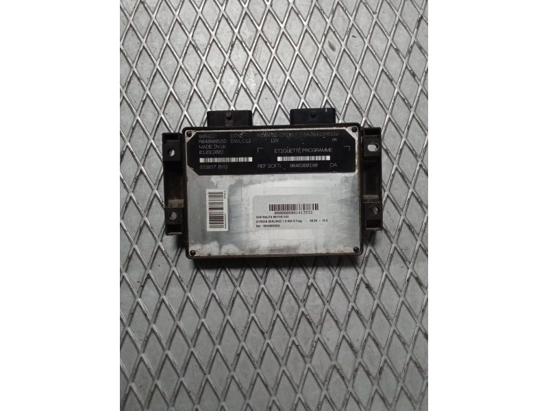 Recambio de centralita motor uce para citroën berlingo 1.9 600 d furg. referencia OEM IAM R04080025D 9641390180 9646260180