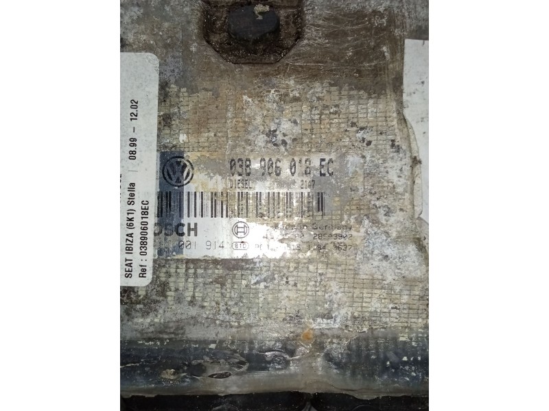 Recambio de centralita motor uce para seat ibiza (6k1) stella referencia OEM IAM 038906018EC  