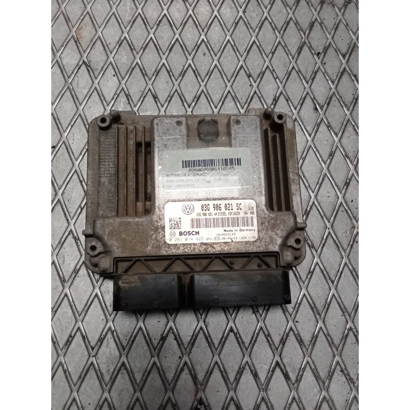 Recambio de centralita motor uce para seat leon (1p1) 1.9 tdi referencia OEM IAM 0281014422 03G906021SC  Recambio de centralita motor uce para seat leon (1p1) 1.9 tdi referencia OEM IAM 0281014422 03G906021SC