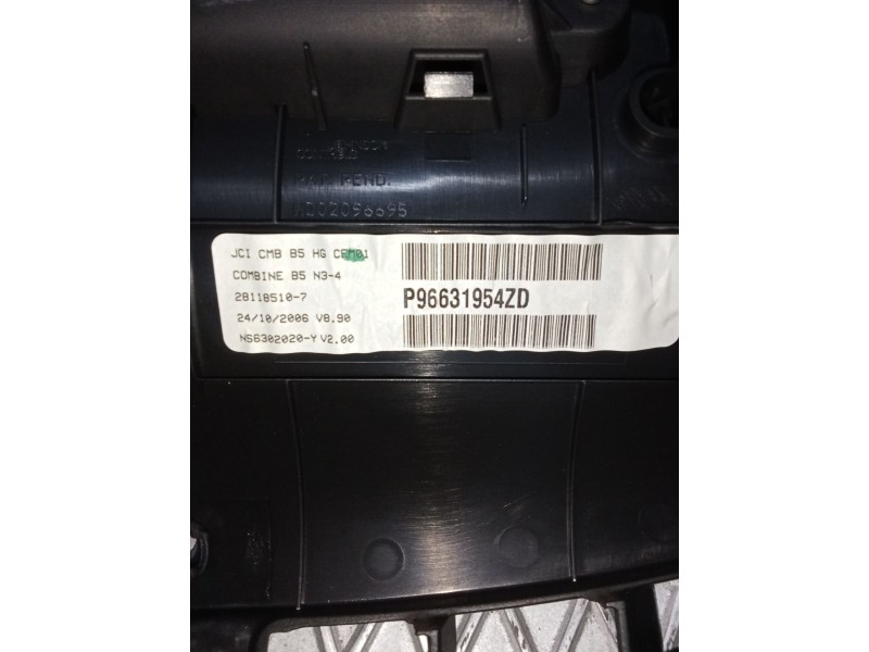 Recambio de cuadro instrumentos para citroën c4 berlina 1.6 16v hdi referencia OEM IAM P96631954ZD 281185107 