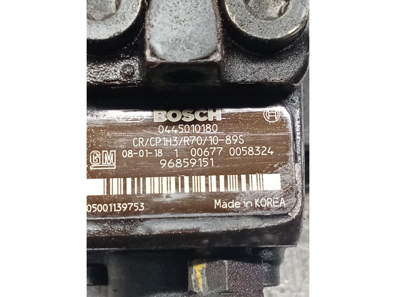 Recambio de bomba inyeccion para chevrolet epica (kl1_) 2.0 d referencia OEM IAM 0445010180 96859151 BOSCH