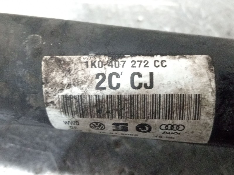 Recambio de transmision delantera derecha para volkswagen golf v (1k1) 1.9 tdi referencia OEM IAM 1K0407272CC  