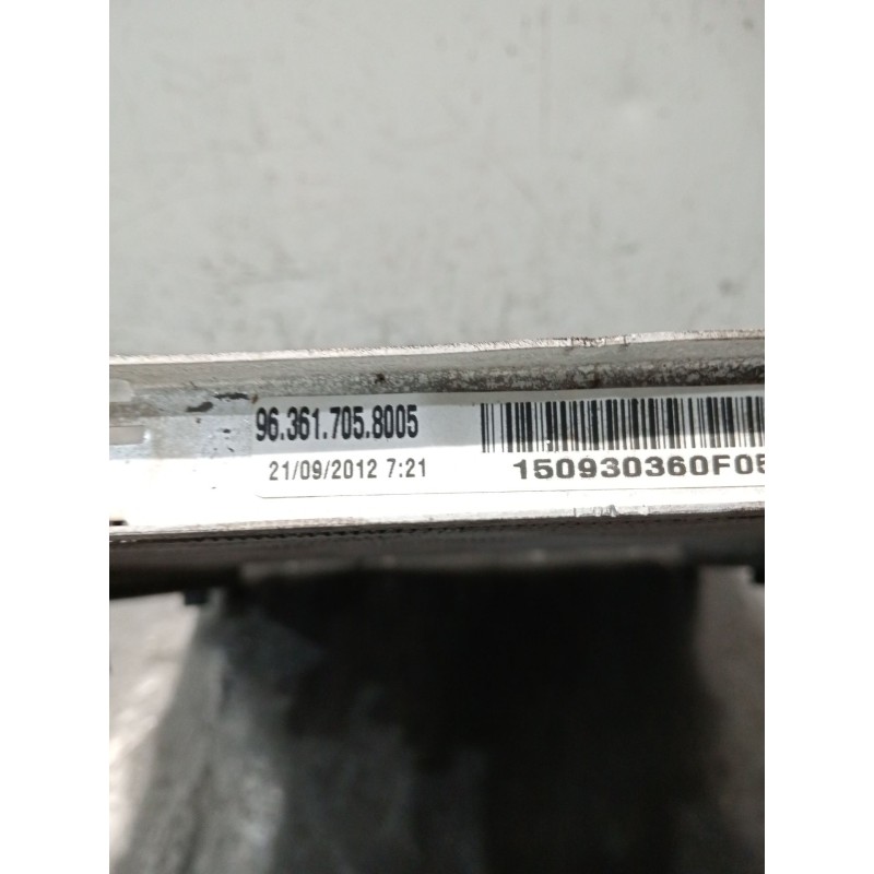 Recambio de radiador agua para peugeot 406 (8b) 2.0 hdi 110 referencia OEM IAM 9636170580  