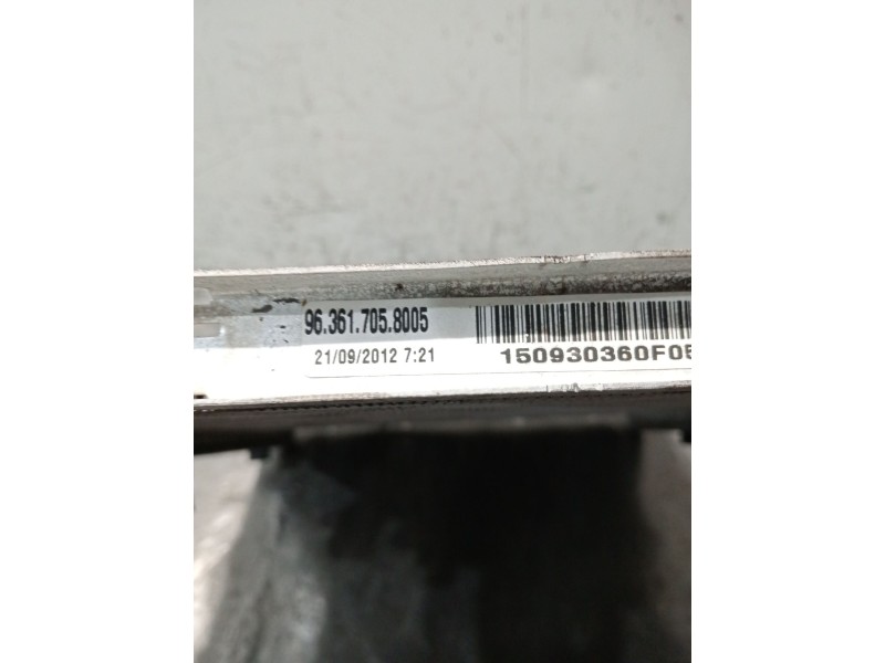 Recambio de radiador agua para peugeot 406 (8b) 2.0 hdi 110 referencia OEM IAM 9636170580  