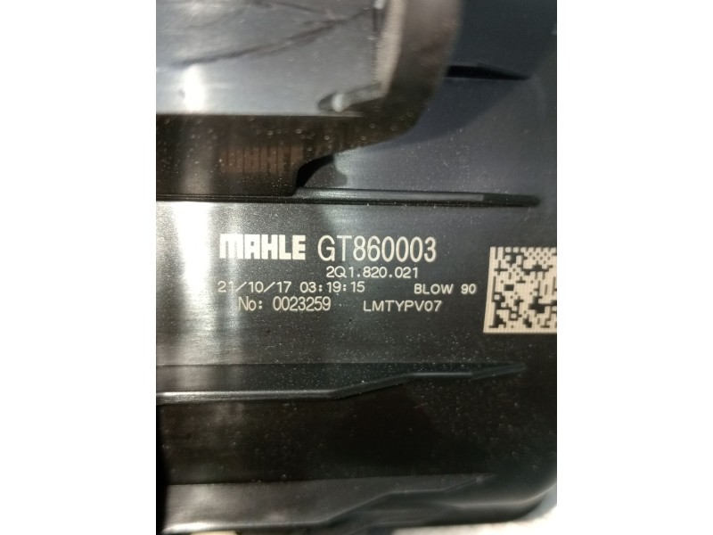 Recambio de motor calefaccion para volkswagen polo referencia OEM IAM 2Q1820021 GT860003 