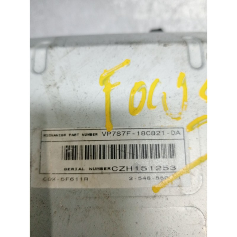 Recambio de sistema audio / radio cd para ford focus ii descapotable 2.0 tdci referencia OEM IAM VP7S7F18C821DA  