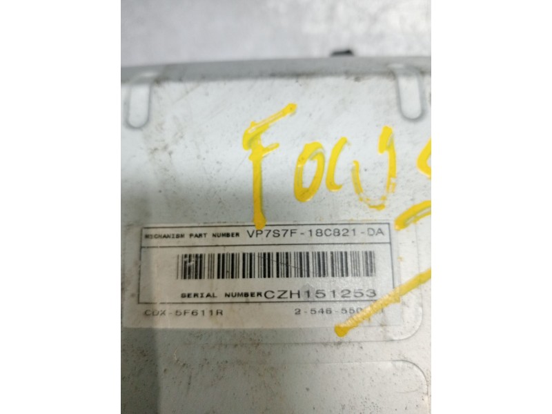 Recambio de sistema audio / radio cd para ford focus ii descapotable 2.0 tdci referencia OEM IAM VP7S7F18C821DA  