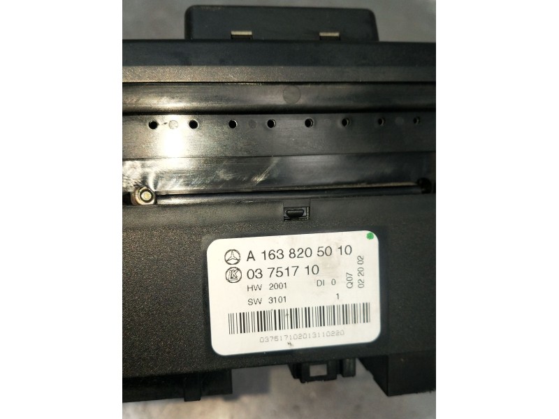 Recambio de mando multifuncion para mercedes-benz clase m (w163) ml 320 (163.154) referencia OEM IAM A1638205010 03751710 
