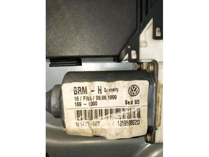 Recambio de elevalunas delantero derecho para seat toledo ii (1m2) 1.9 tdi referencia OEM IAM 1J1959802D 5P 