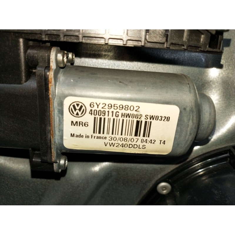 Recambio de elevalunas delantero izquierdo para volkswagen polo iv (9n_, 9a_) 1.4 tdi referencia OEM IAM 6Y2959802 3P 