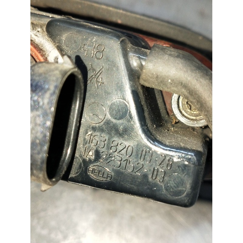 Recambio de faro antiniebla izquierdo para mercedes-benz clase m (w163) ml 320 (163.154) referencia OEM IAM A1638200328 1NA22315
