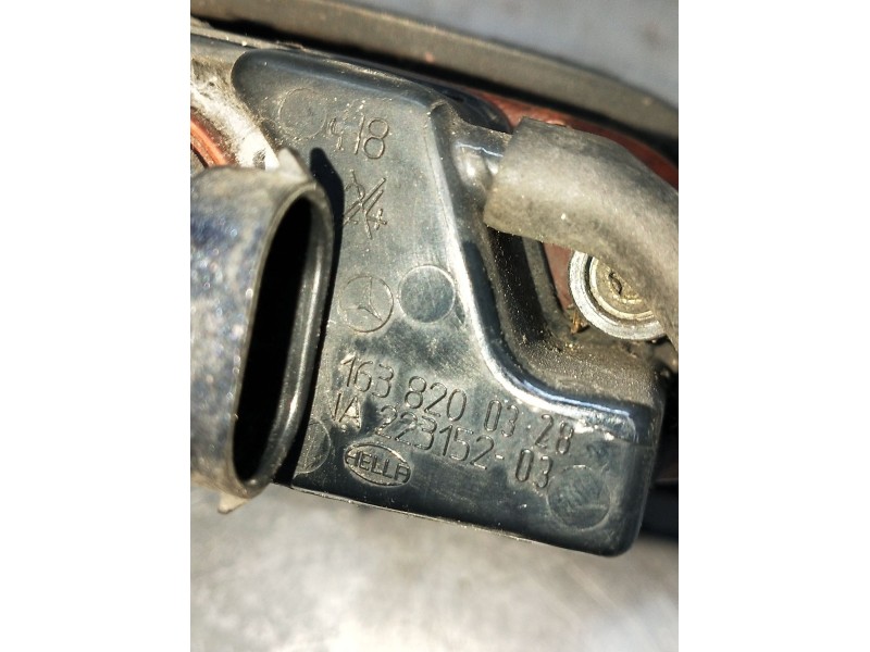 Recambio de faro antiniebla izquierdo para mercedes-benz clase m (w163) ml 320 (163.154) referencia OEM IAM A1638200328 1NA22315