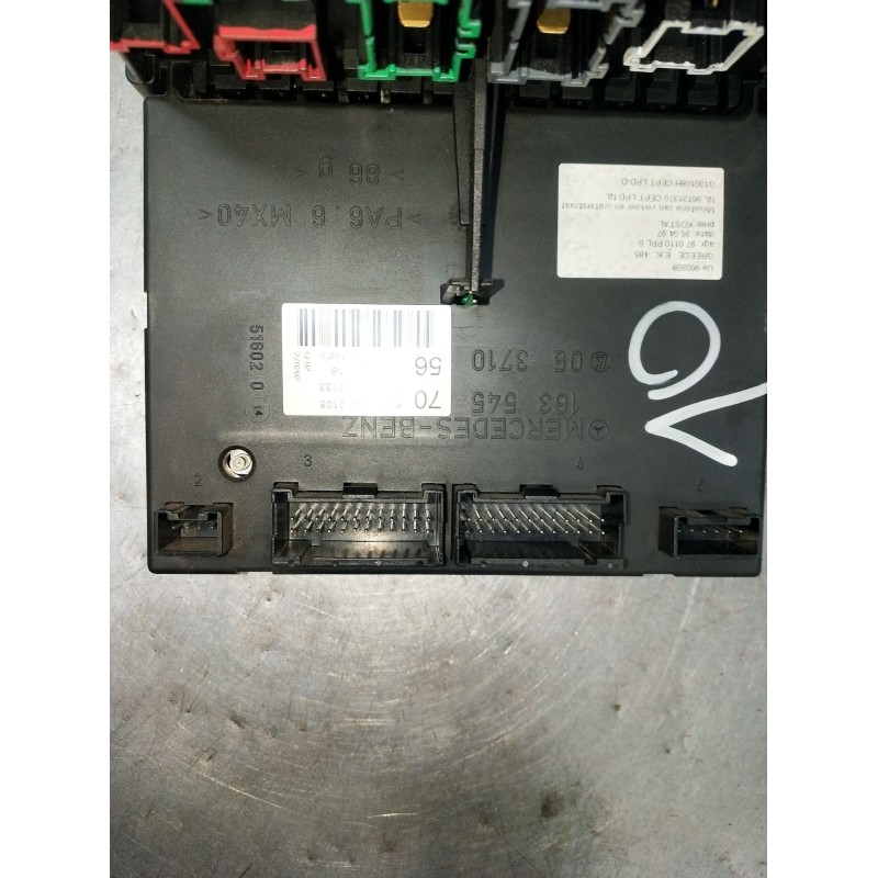 Recambio de caja reles / fusibles para mercedes-benz clase m (w163) ml 320 (163.154) referencia OEM IAM 560108013370  