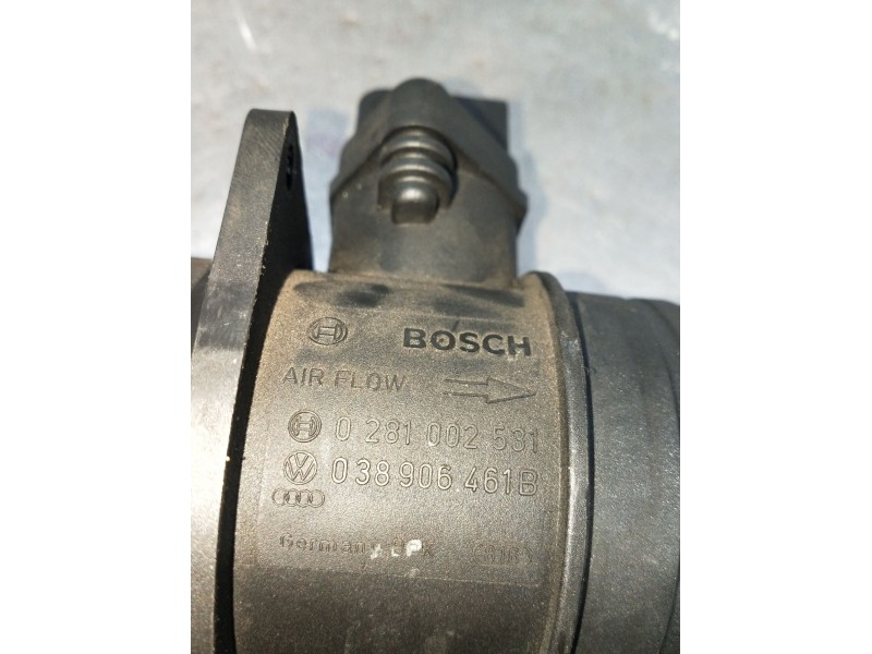 Recambio de caudalimetro para volkswagen golf v (1k1) 1.9 tdi referencia OEM IAM 0281002531 038906461B 