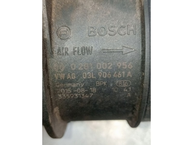 Recambio de caudalimetro para audi q5 (fyb, fyg) 2.0 tdi quattro referencia OEM IAM 0281002956 03L906461A 