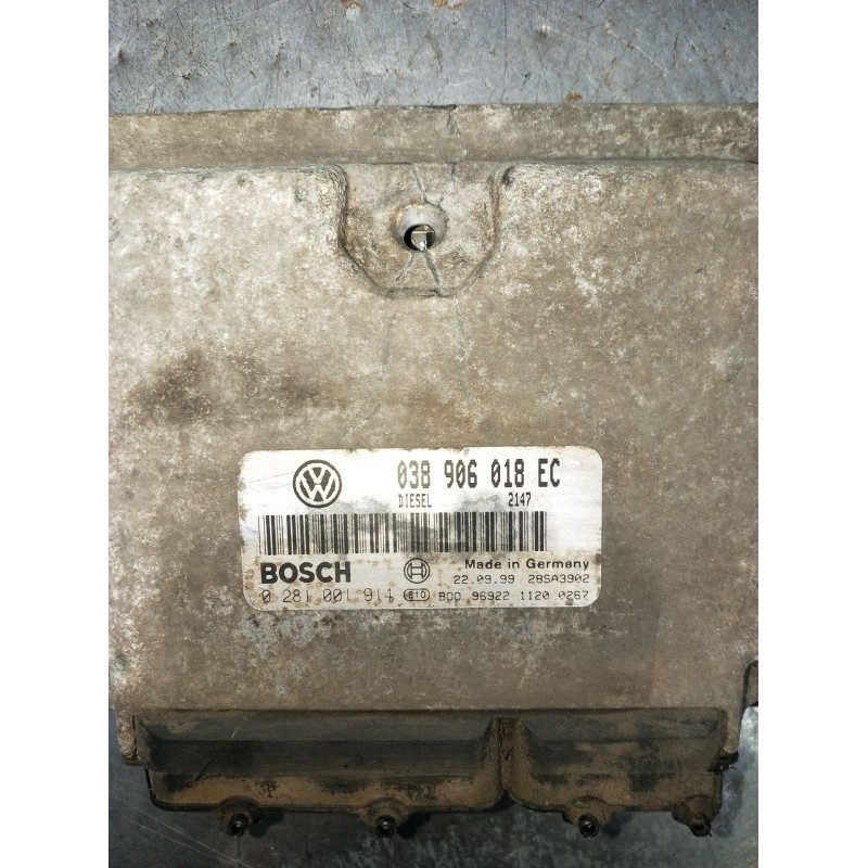 Recambio de centralita motor uce para seat cordoba (6k1, 6k2) 1.9 tdi referencia OEM IAM 0281001914 038906018EC 