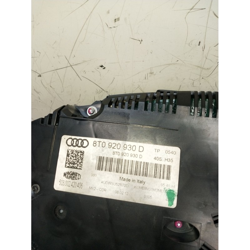 Recambio de cuadro instrumentos para audi a5 sportback (8t) 3.0 tdi (150kw) referencia OEM IAM 8T0920930D 8T0920930D 