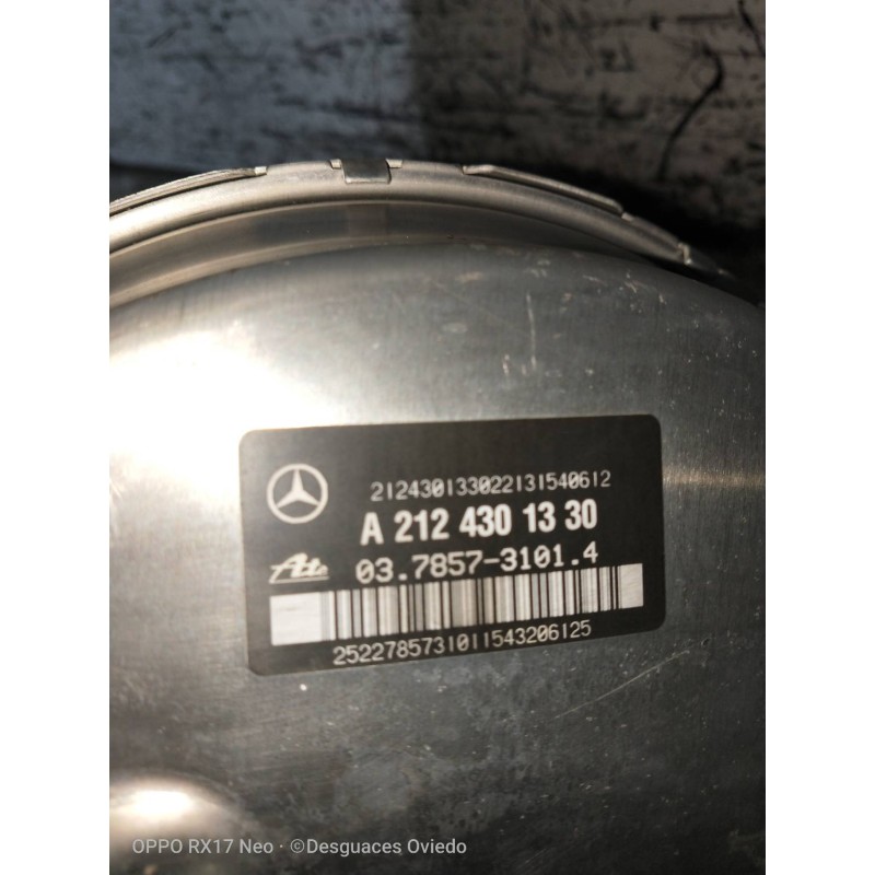Recambio de servofreno para mercedes clase e (w212) familiar 3.0 cdi cat referencia OEM IAM 03785731014 A2124301330 