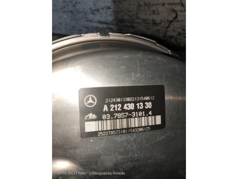 Recambio de servofreno para mercedes clase e (w212) familiar 3.0 cdi cat referencia OEM IAM 03785731014 A2124301330 