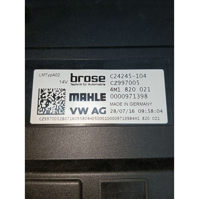 Recambio de motor calefaccion para audi q5 (fyb, fyg) 2.0 tdi quattro referencia OEM IAM 4M1820021 C24245104 0000971398