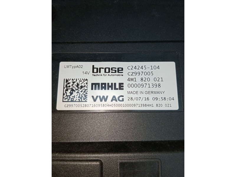 Recambio de motor calefaccion para audi q5 (fyb, fyg) 2.0 tdi quattro referencia OEM IAM 4M1820021 C24245104 0000971398