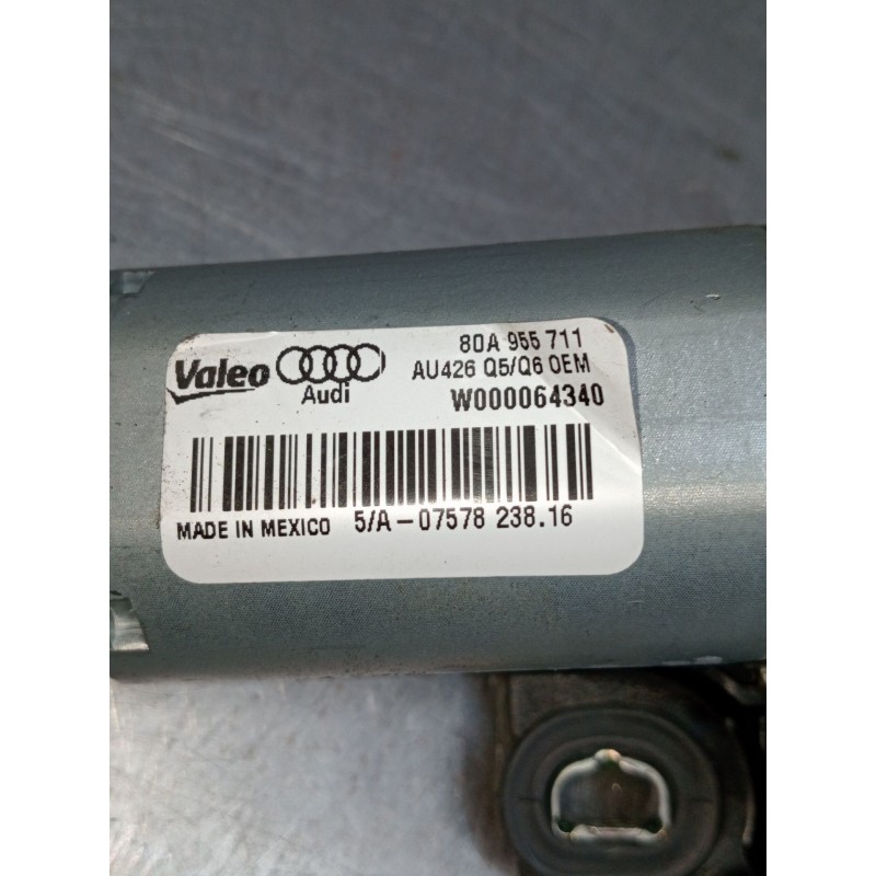 Recambio de motor limpia trasero para audi q5 (fyb, fyg) 2.0 tdi quattro referencia OEM IAM 80A955711 W000064340 