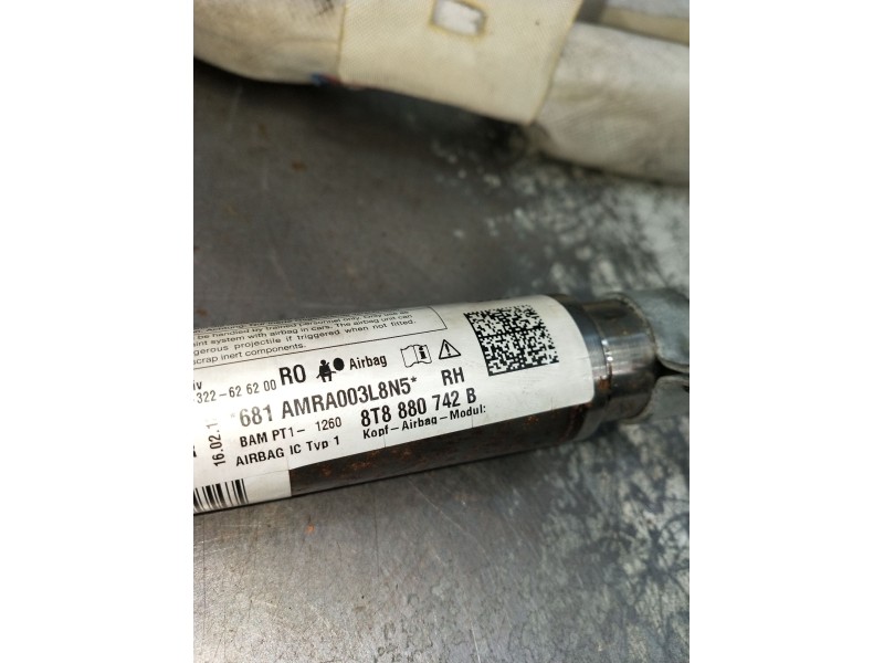 Recambio de airbag cortina delantero derecho para audi a5 sportback (8t) 3.0 tdi (150kw) referencia OEM IAM 8T8880742B  
