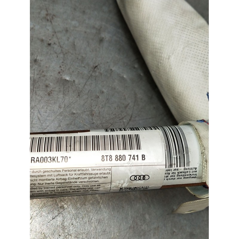 Recambio de airbag cortina delantero izquierdo para audi a5 sportback (8t) 3.0 tdi (150kw) referencia OEM IAM 8T8880741B  