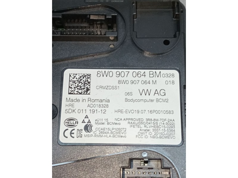 Recambio de modulo electronico para audi q5 (fyb, fyg) 2.0 tdi quattro referencia OEM IAM 8W0907064BM 5DK01119112 