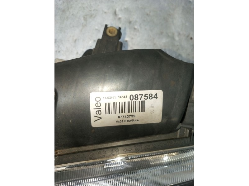 Recambio de faro izquierdo para seat cordoba (6k1, 6k2) 1.9 tdi referencia OEM IAM 97743739 087584 