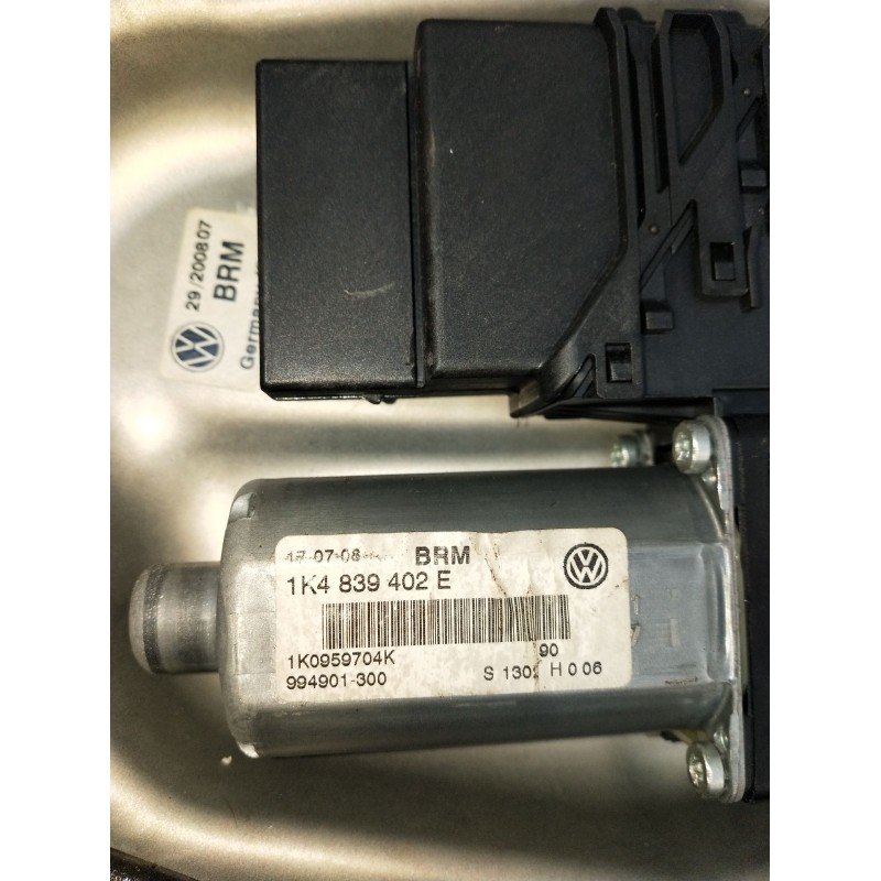Recambio de elevalunas trasero derecho para volkswagen golf v (1k1) 1.9 tdi referencia OEM IAM 1K4839402E 1K0959704K 5P