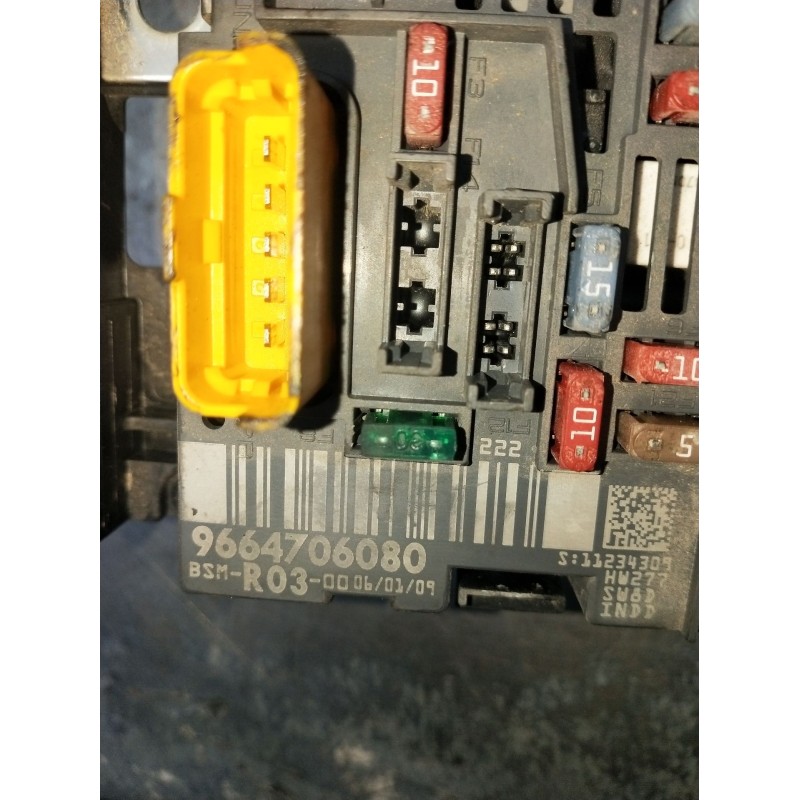 Recambio de caja reles / fusibles para citroën jumpy 2.0 hdi cat (rhk / dw10uted4) referencia OEM IAM 9664706080  