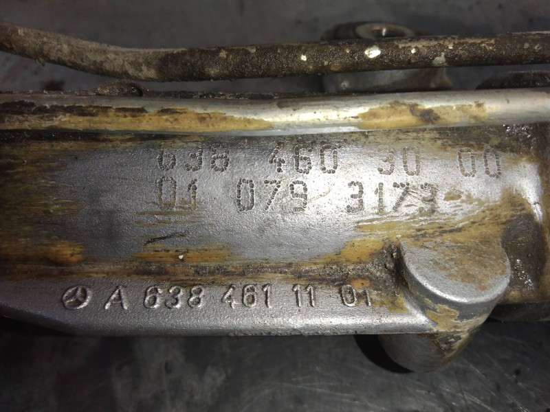 Recambio de cremallera direccion para mercedes vito (w638) caja cerrada 110 cdi  (638.094) referencia OEM IAM A6384611101 638460