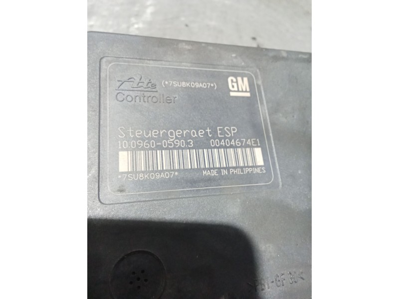 Recambio de abs para opel zafira / zafira family b (a05) 1.9 cdti (m75) referencia OEM IAM 10096005903 13244860 10020602874