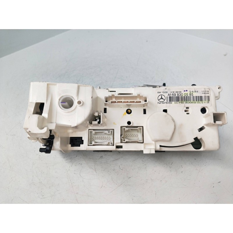 Recambio de mando calefaccion / aire acondicionado para mercedes clase b (w245) 1.5 cat referencia OEM IAM A1698300585  