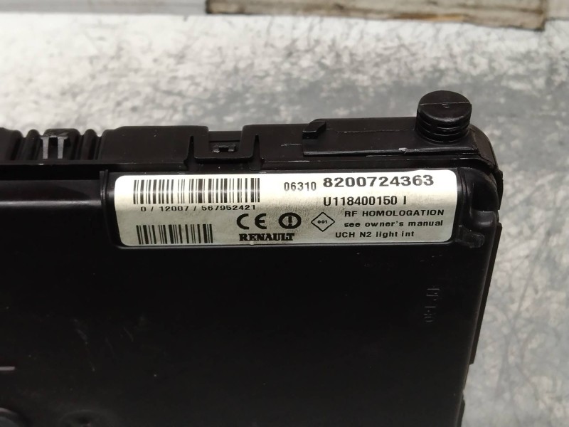 Recambio de modulo electronico para renault scenic ii expression referencia OEM IAM 8200724363 U118400150 