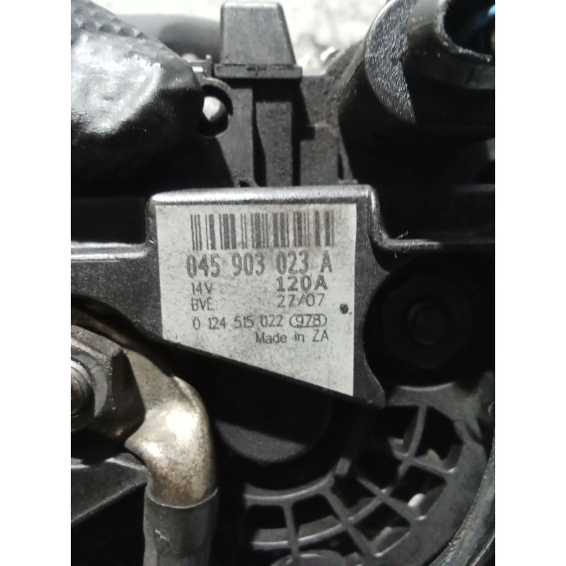 Recambio de alternador para volkswagen polo iv (9n_, 9a_) 1.4 tdi referencia OEM IAM 045903032A 120A 