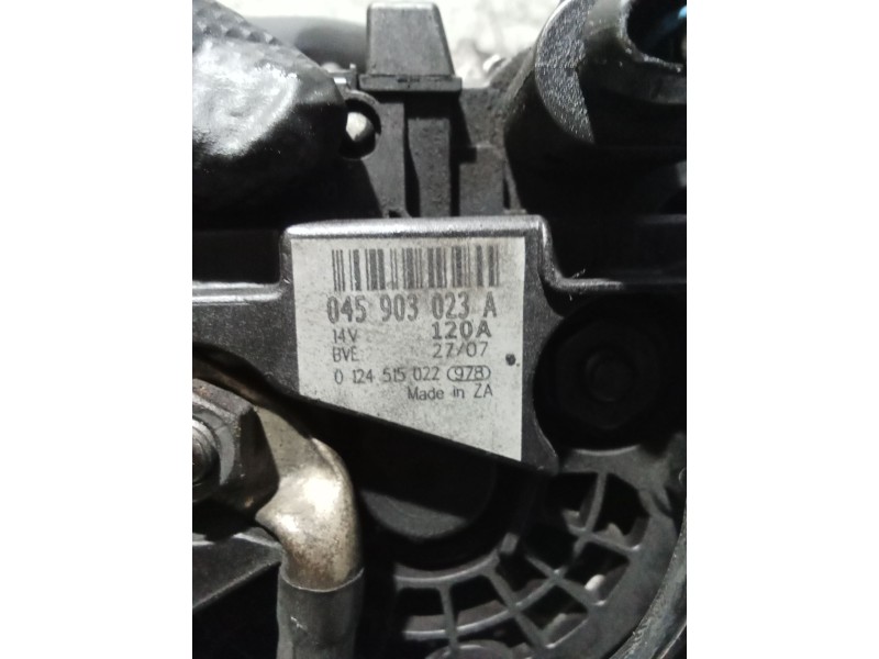 Recambio de alternador para volkswagen polo iv (9n_, 9a_) 1.4 tdi referencia OEM IAM 045903032A 120A 