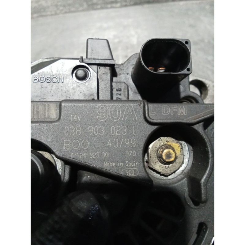 Recambio de alternador para seat cordoba (6k1, 6k2) 1.9 tdi referencia OEM IAM 038903023L 90A 