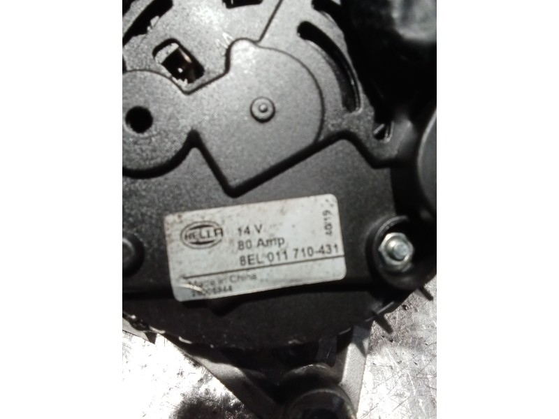 Recambio de alternador para peugeot partner monospace (5_, g_) 1.9 d referencia OEM IAM 8EL´011710431 80A 