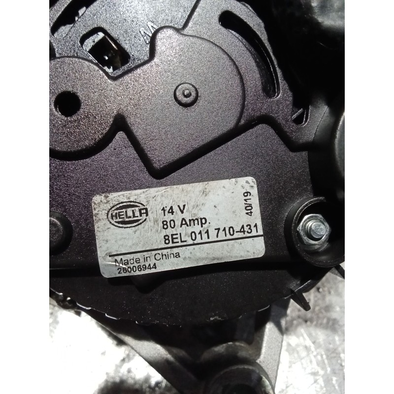Recambio de alternador para peugeot partner monospace (5_, g_) 1.9 d referencia OEM IAM 8EL´011710431 80A 