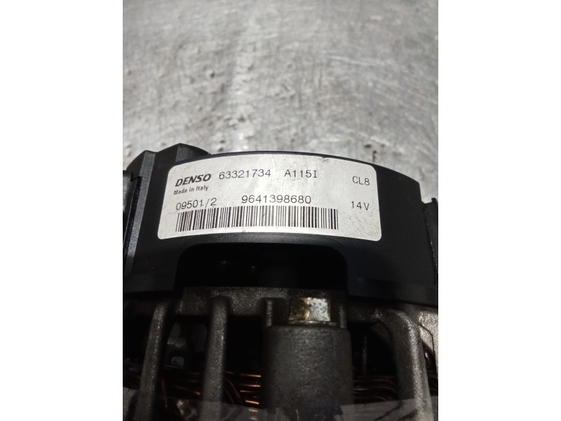 Recambio de alternador para peugeot 206 hatchback (2a/c) 1.6 16v referencia OEM IAM 9641398680 63321734 
