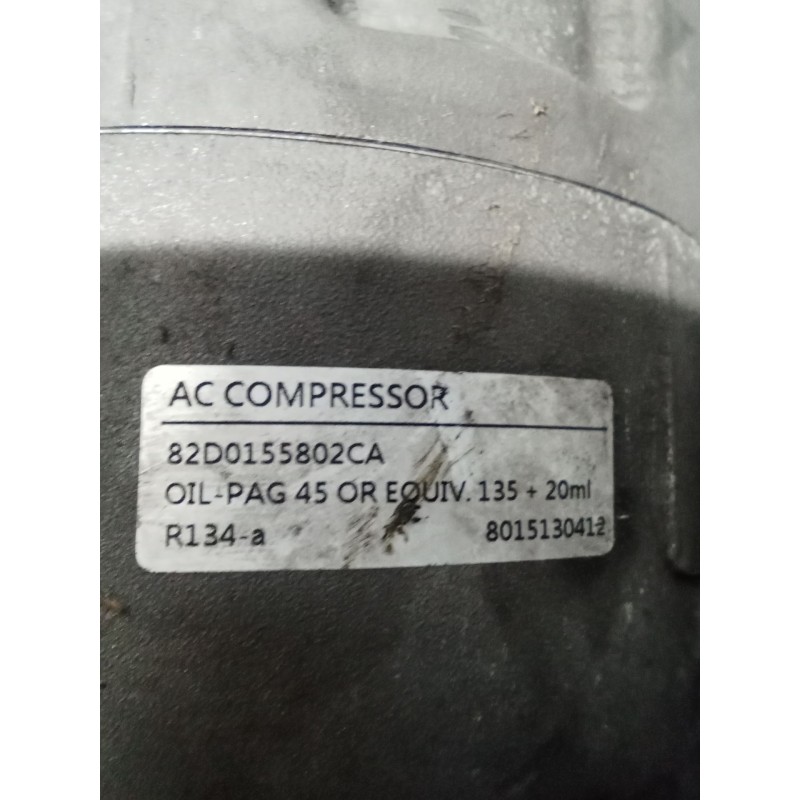Recambio de compresor aire acondicionado para opel zafira / zafira family b (a05) 1.9 cdti (m75) referencia OEM IAM 82D0155802CA