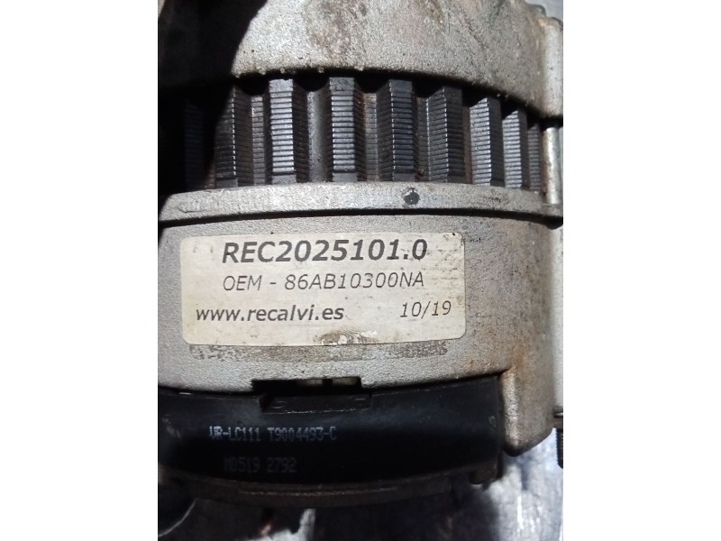 Recambio de alternador para ford orion ii (aff) 1.6 i referencia OEM IAM 86AB10300NA  