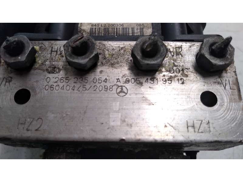 Recambio de abs para mercedes clase a (w169) 1.5 cat referencia OEM IAM 0265235054 0265950505 A0054319512
