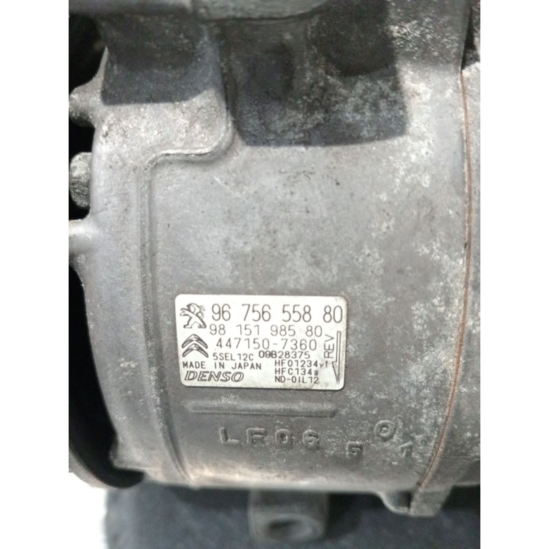 Recambio de compresor aire acondicionado para citroën c5 aircross (ac_, aj_, ar_, a4_) 2.0 bluehdi 180 (ajehzr) referencia OEM I