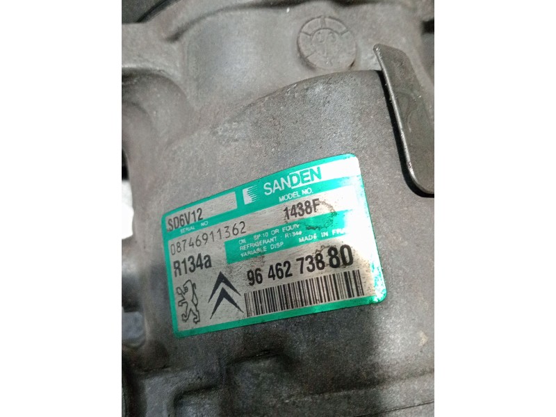 Recambio de compresor aire acondicionado para citroën xsara (n1) 1.6 16v referencia OEM IAM 9646273880  